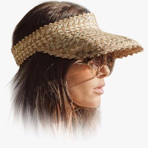 NWT Women’s Straw Sun Visor Hat